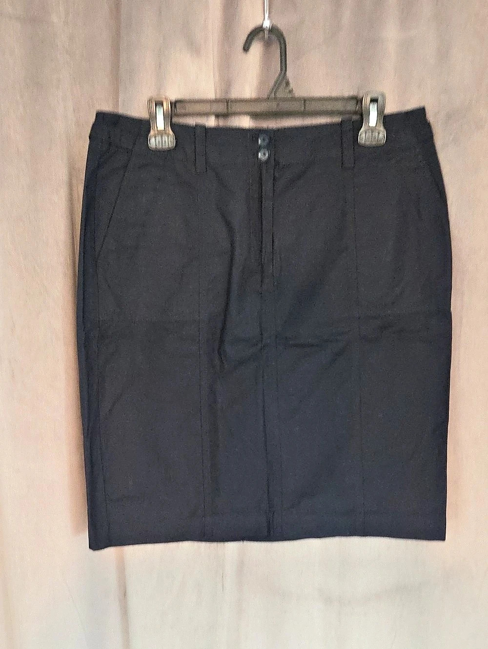 Talbots Pencil Skirt Black Size 12P NWT